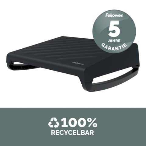 Poggiapiedi Fellowes Breyta™ regolabile 9,8x49x36 cm nero 100016562